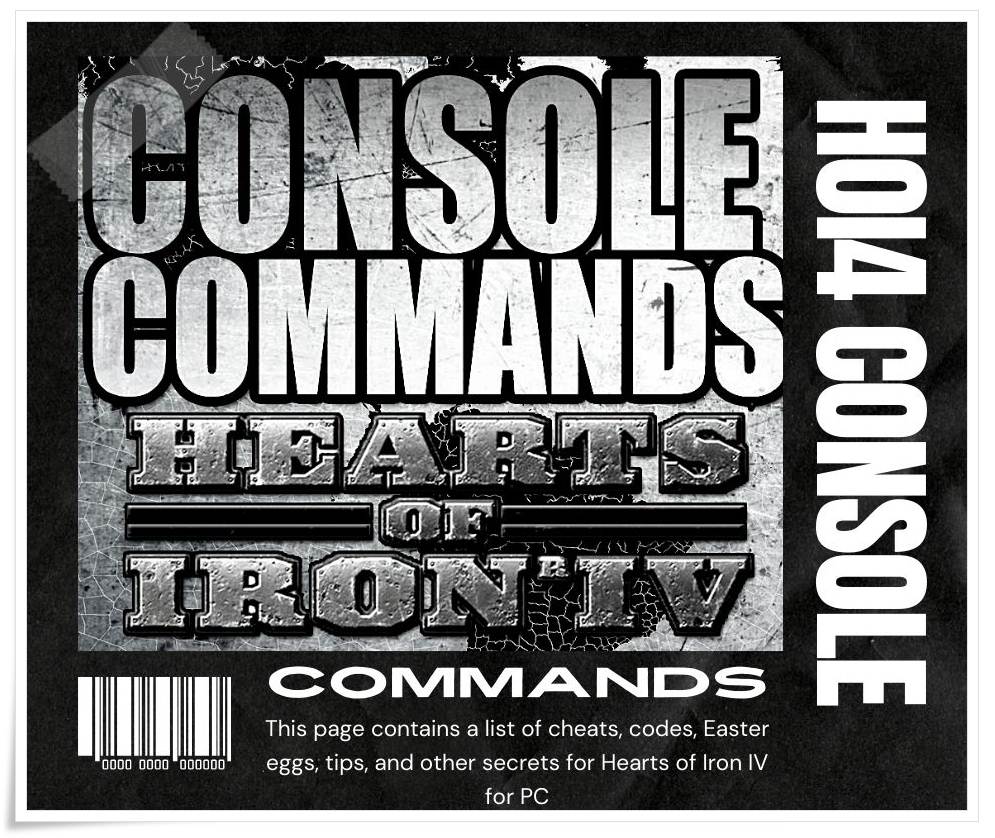 Hoi4 Console Commands