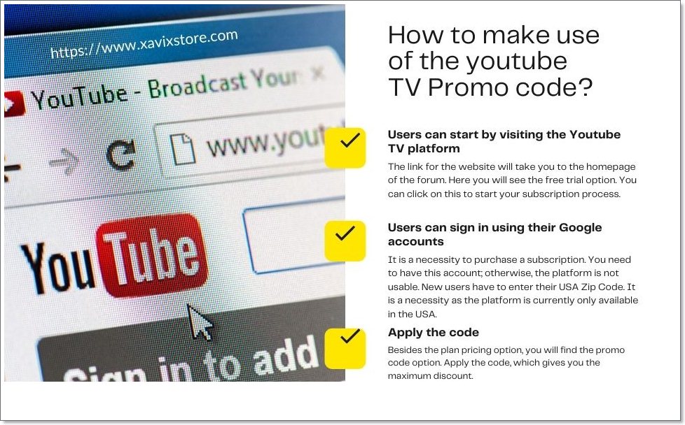 YouTube TV Promo Codes 2021 (Working) xavixstore