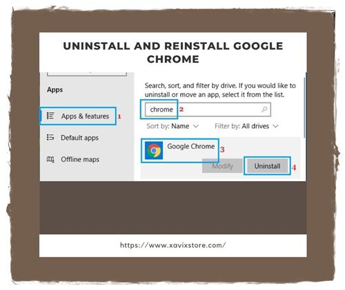 Uninstall and Reinstall Google Chrome