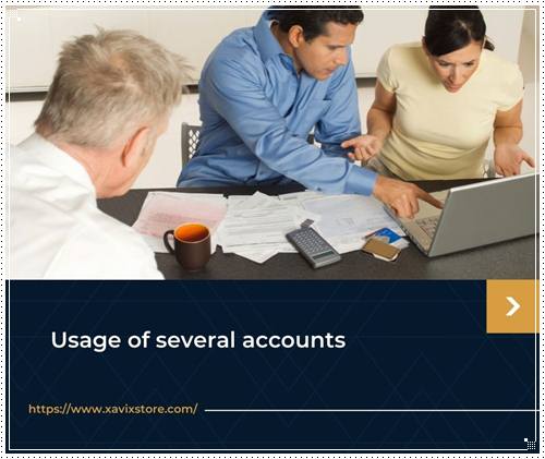 Usage of several accounts