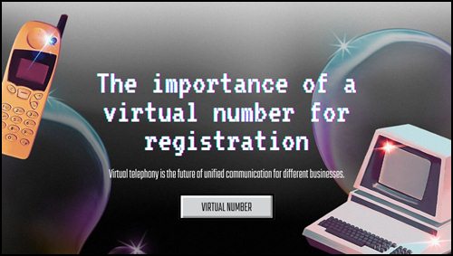 The importance of a virtual number for registration