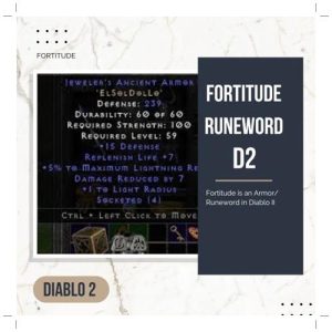 fortitude runeword d2