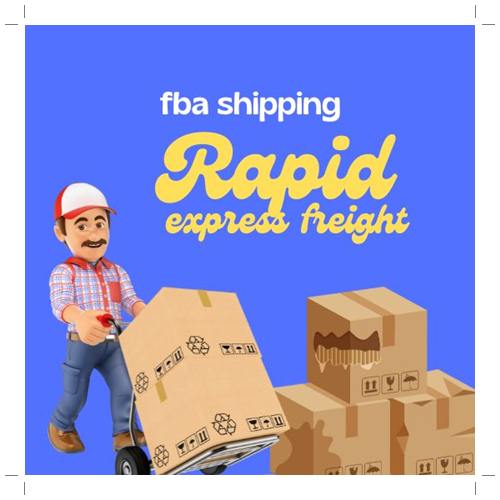 The shipping process is for Amazon Fba Rapid Express Freight How does it work