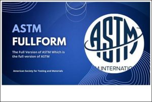 astm fullform