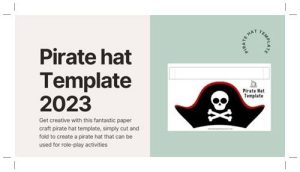 pirate hat template