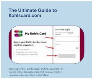 mykohlscard com