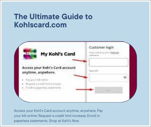 The Ultimate Guide to Kohlscard.com