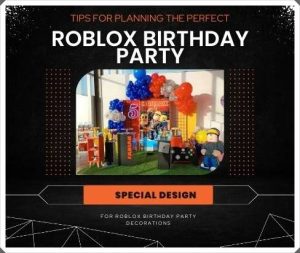 roblox birthday party