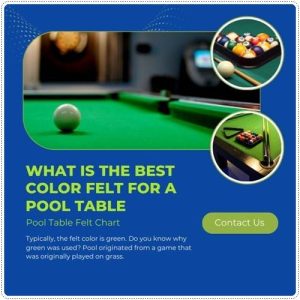 felt colors for pool tables