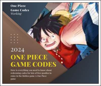 Discover the latest One Piece game codes for January 2024