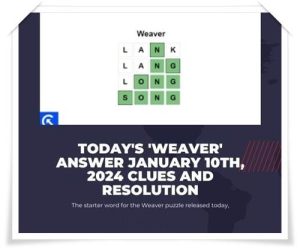 weaver answer today